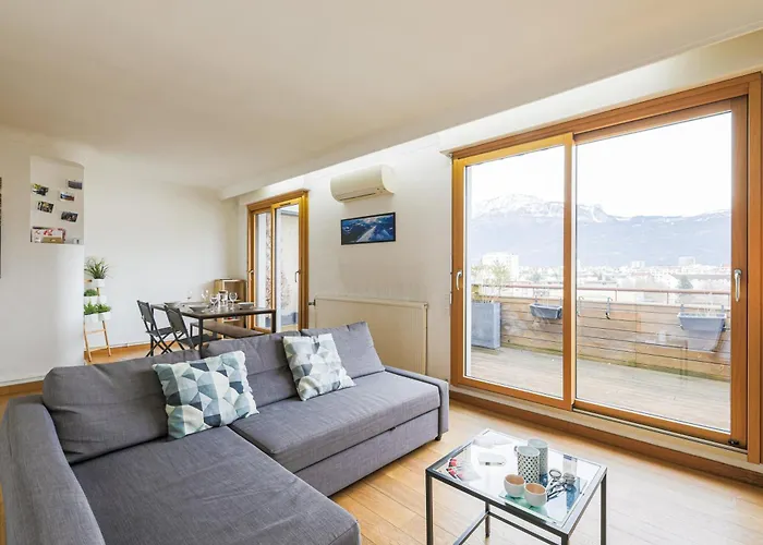 Le Berthelot - Terrasse Avec Vue Montagne Grenoble