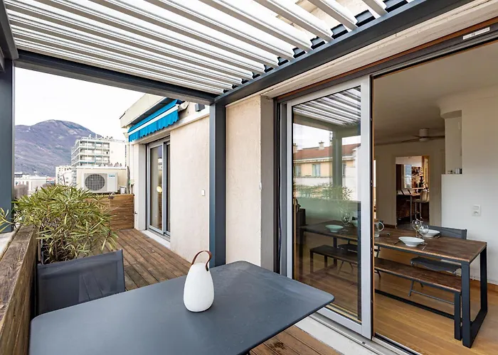 Apartament Le Berthelot - Terrasse Avec Vue Montagne Grenoble